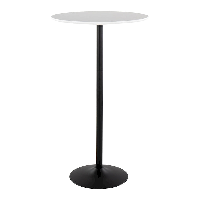 Table réglable 2 et 3 hauteurs Silver Orchid Stone (hauteur table à manger, comptoir ou bar)