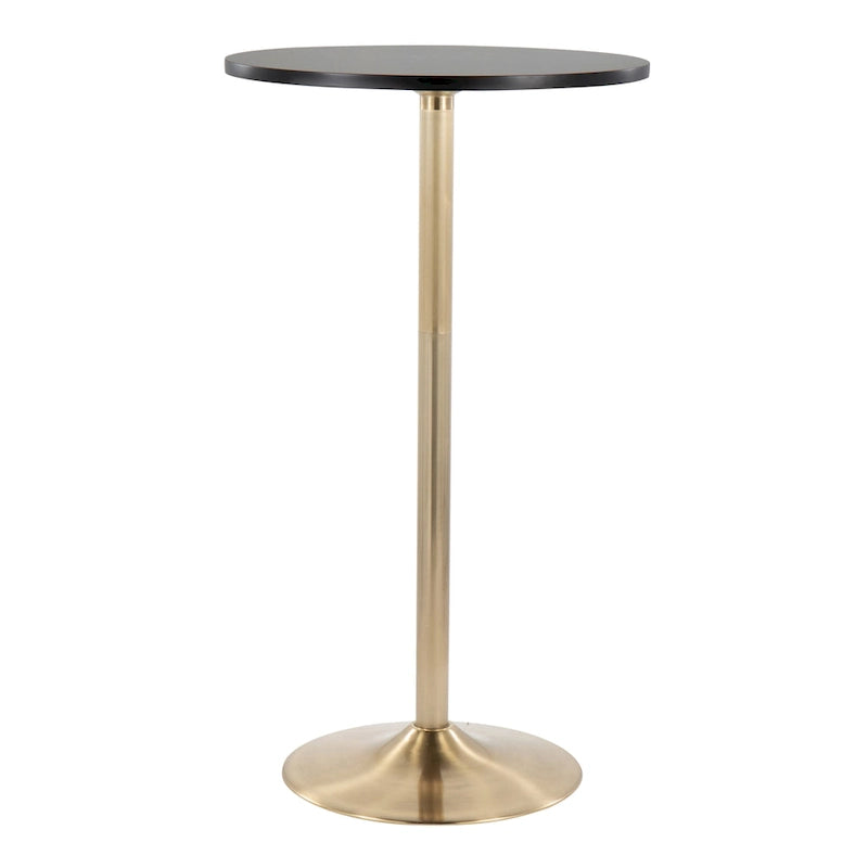 Table réglable 2 et 3 hauteurs Silver Orchid Stone (hauteur table à manger, comptoir ou bar)