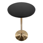 Table réglable 2 et 3 hauteurs Silver Orchid Stone (hauteur table à manger, comptoir ou bar)