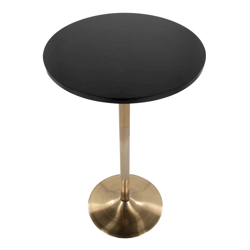 Table réglable 2 et 3 hauteurs Silver Orchid Stone (hauteur table à manger, comptoir ou bar)