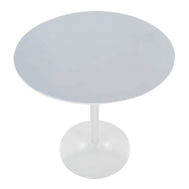 Table réglable 2 et 3 hauteurs Silver Orchid Stone (hauteur table à manger, comptoir ou bar)