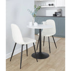 Table réglable 2 et 3 hauteurs Silver Orchid Stone (hauteur table à manger, comptoir ou bar)