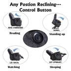 Power Lift Assit and Massage Recliner Chair for Elderly