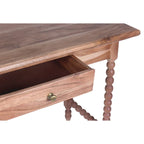 Delisle Mid-Century 1-Drawer Acacia Writing Desk, Light Brown