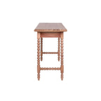 Delisle Mid-Century 1-Drawer Acacia Writing Desk, Light Brown