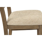 Roundhill Furniture Raven Wood 7-Piece Dining Set, Extendable Dining Table with 6 Chairs, Glazed Pine Brown