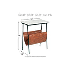 Table d'appoint contemporaine Etanbury