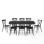 Crosley Hayden 9Pc Dining Set W/Camille Chairs