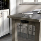 Furniture of America Ibella 64-inch Counter Height Table with USB Port