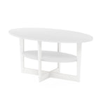 Furinno JAYA Table basse ovale