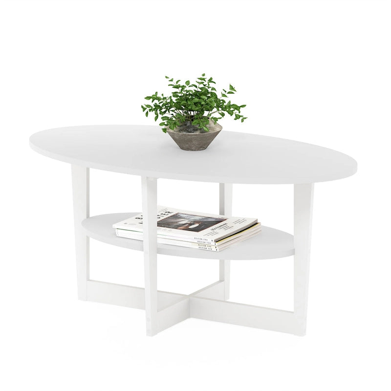 Furinno JAYA Table basse ovale