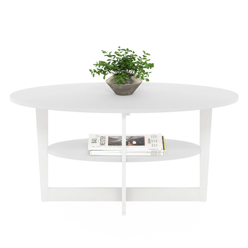 Furinno JAYA Table basse ovale