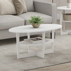 Furinno JAYA Table basse ovale