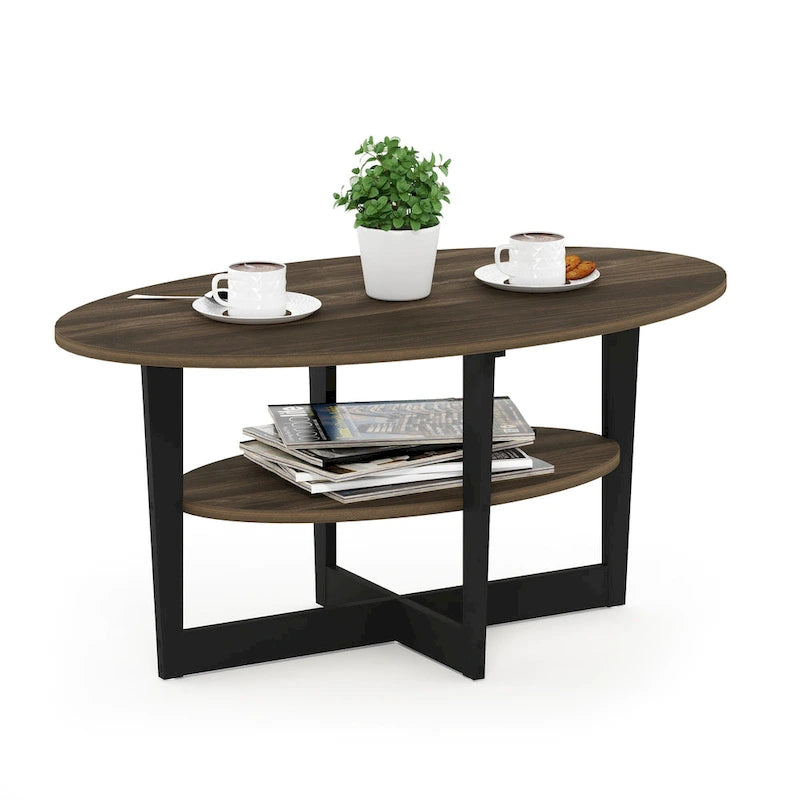 Furinno JAYA Table basse ovale