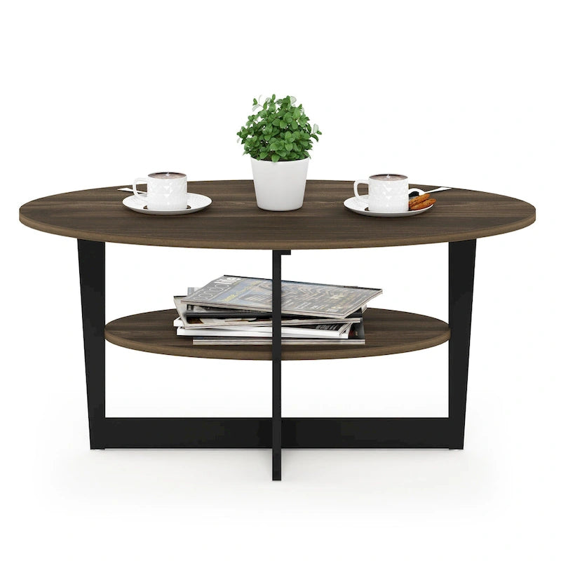 Furinno JAYA Table basse ovale