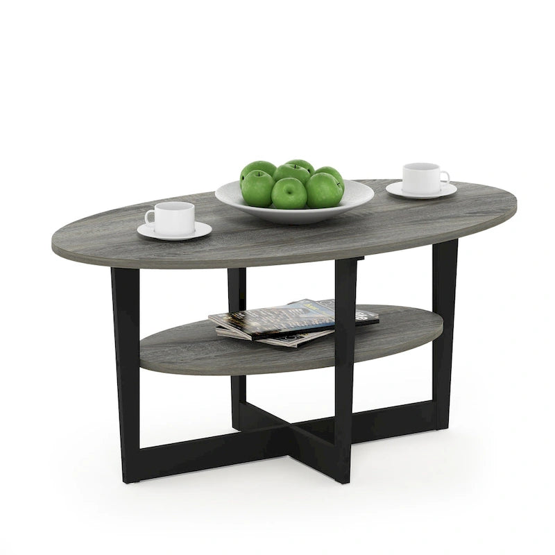 Furinno JAYA Table basse ovale