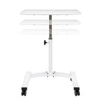 Chariot de bureau pour ordinateur portable à hauteur réglable avec plateau plein airLIFT Mobile