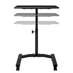Chariot de bureau pour ordinateur portable à hauteur réglable avec plateau plein airLIFT Mobile