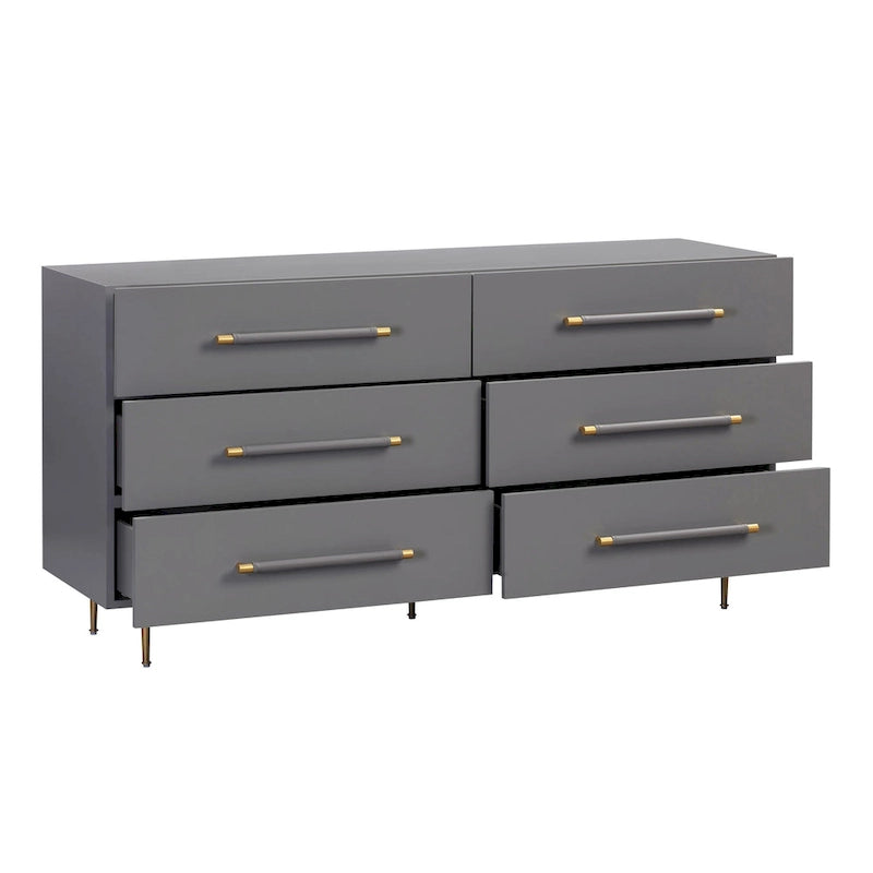 Commode 6 tiroirs Trident