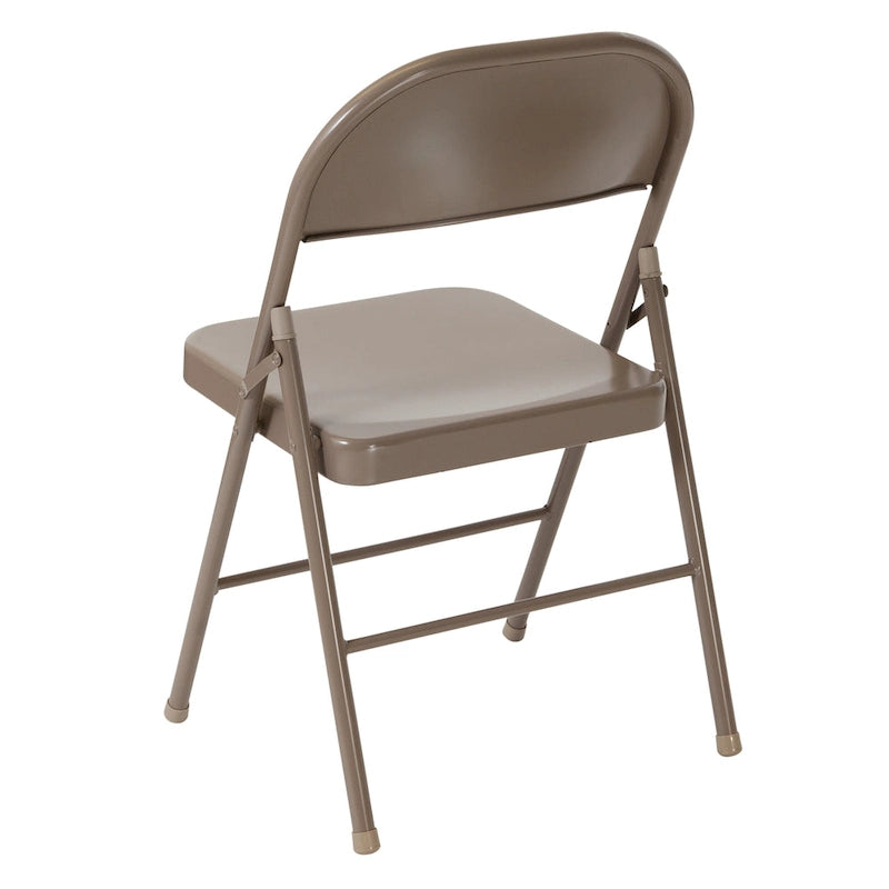 Chaise Pliante en Métal à Double Renfort, Lot de 2