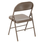 Chaise Pliante en Métal à Double Renfort, Lot de 2