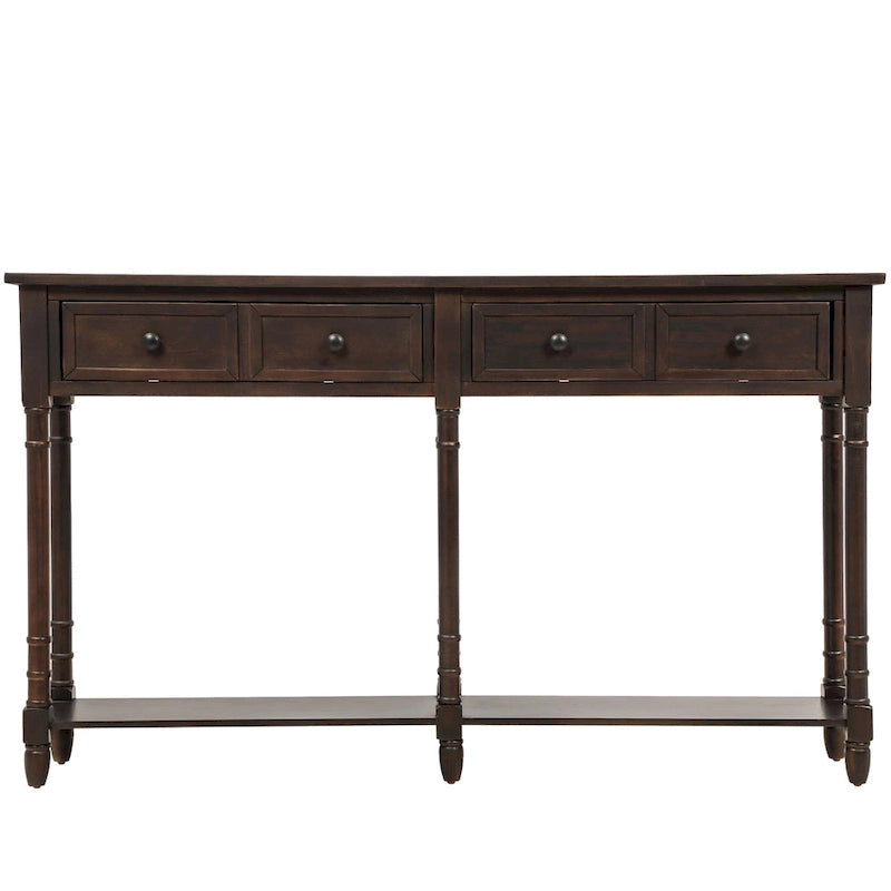 Console et étagère inférieure à 2 tiroirs Copper Grove Barregarrow
