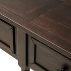 Console et étagère inférieure à 2 tiroirs Copper Grove Barregarrow
