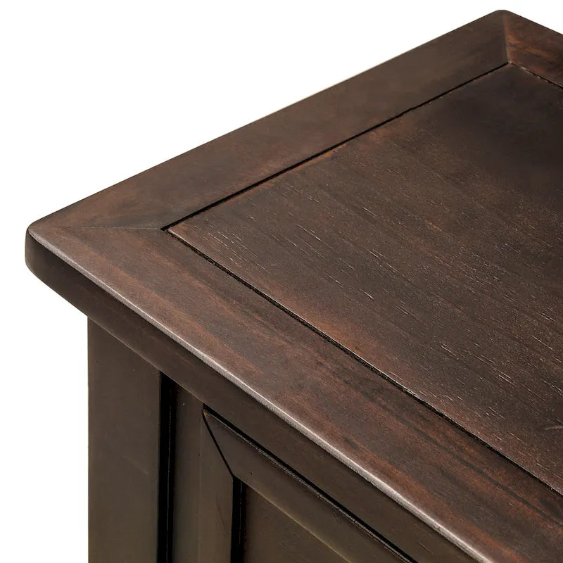 Console et étagère inférieure à 2 tiroirs Copper Grove Barregarrow