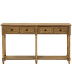 Console et étagère inférieure à 2 tiroirs Copper Grove Barregarrow