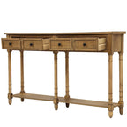 Console et étagère inférieure à 2 tiroirs Copper Grove Barregarrow
