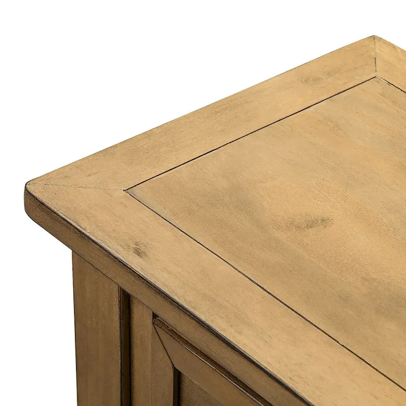 Console et étagère inférieure à 2 tiroirs Copper Grove Barregarrow