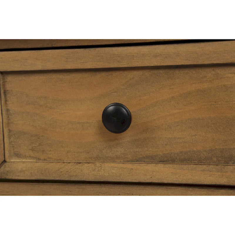 Console et étagère inférieure à 2 tiroirs Copper Grove Barregarrow