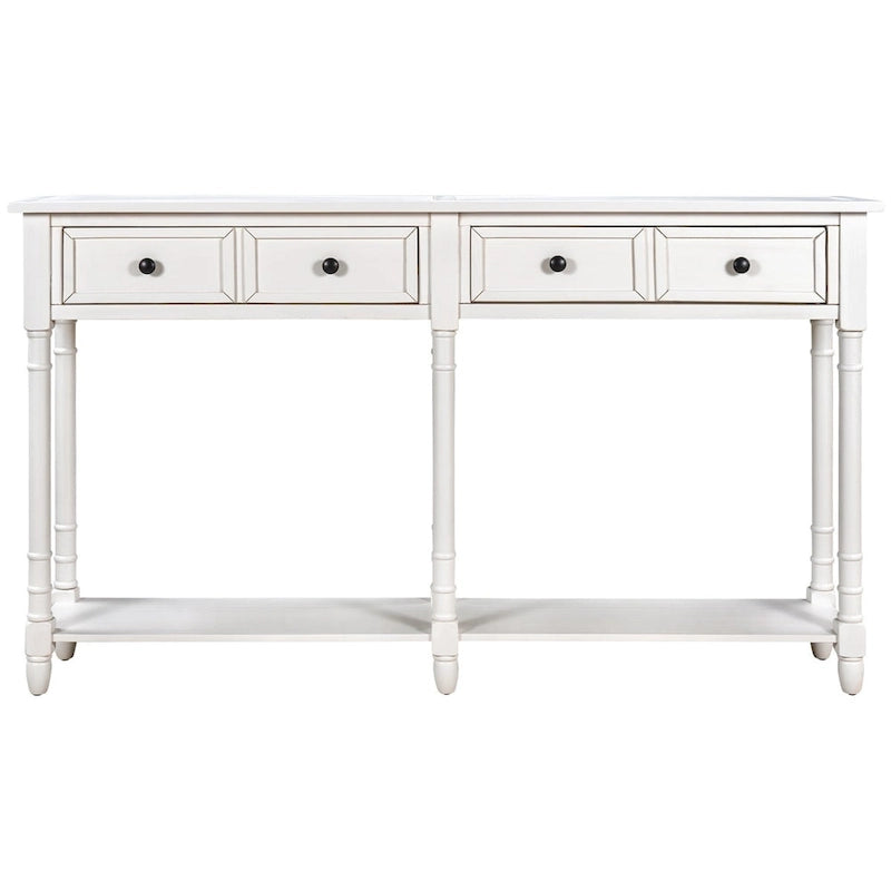 Console et étagère inférieure à 2 tiroirs Copper Grove Barregarrow