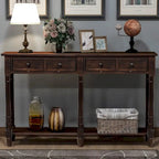 Console et étagère inférieure à 2 tiroirs Copper Grove Barregarrow