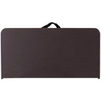Table pliante carrée en plastique de 86,26 cm avec poignée de transport