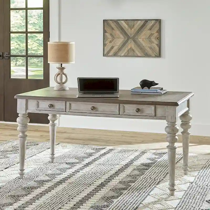Heartland Antique White Writing Desk