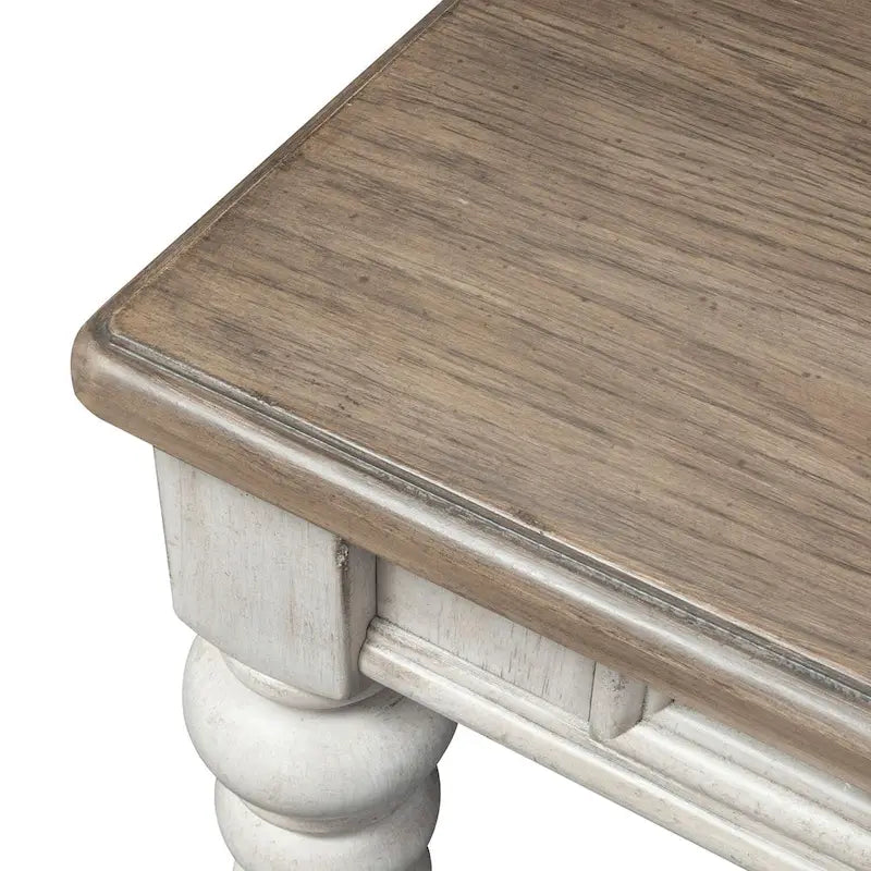 Heartland Antique White Writing Desk