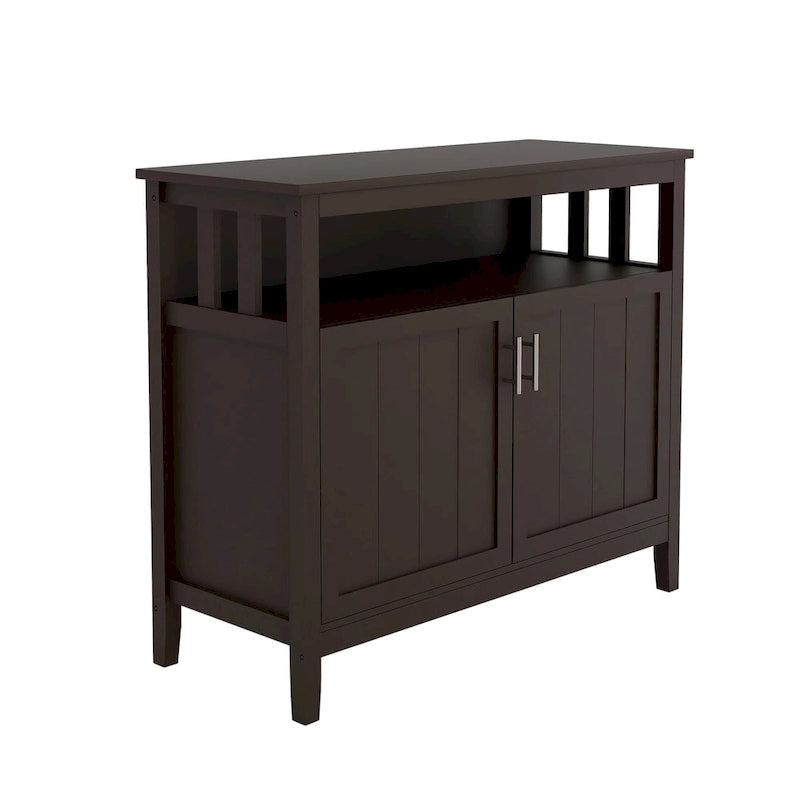 Nestfair Kitchen Storage Sideboard With 2 Shelves
