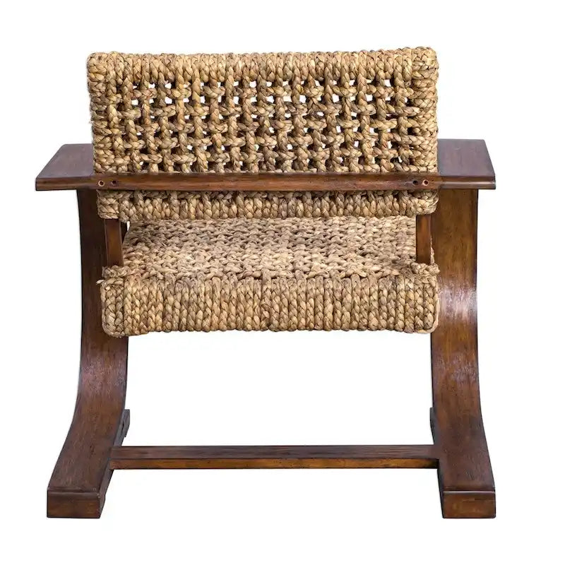 Fauteuil d'appoint tissé naturel Rehema Uttermost