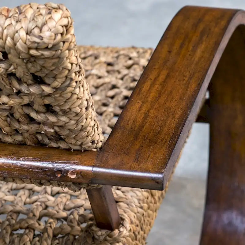 Fauteuil d'appoint tissé naturel Rehema Uttermost