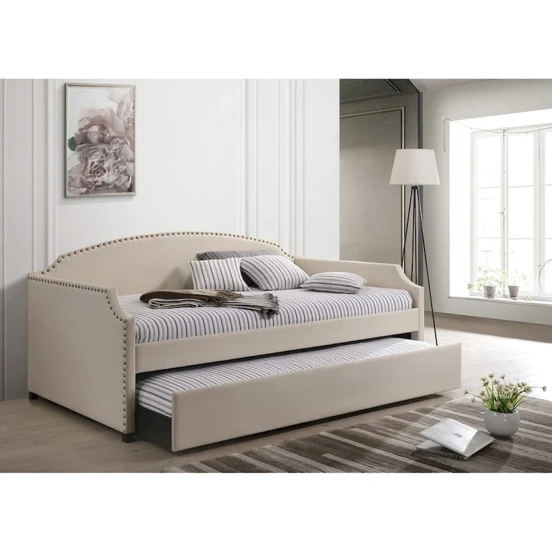 Lit de repos capitonné simple Yamna