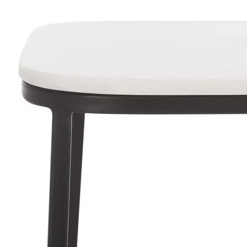 Table d'appoint Yenna - ACC4612A - Marbre blanc/noir - Safavieh