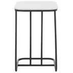 Table d'appoint Yenna - ACC4612A - Marbre blanc/noir - Safavieh