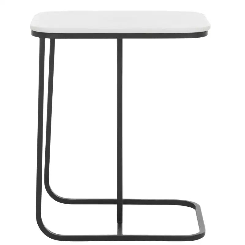 Table d'appoint Yenna - ACC4612A - Marbre blanc/noir - Safavieh
