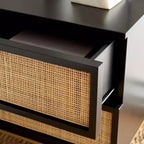 Zadie 2 Drawer Rattan Nightstand - NST5007 - Safavieh