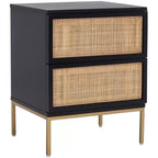 Zadie 2 Drawer Rattan Nightstand - NST5007 - Safavieh