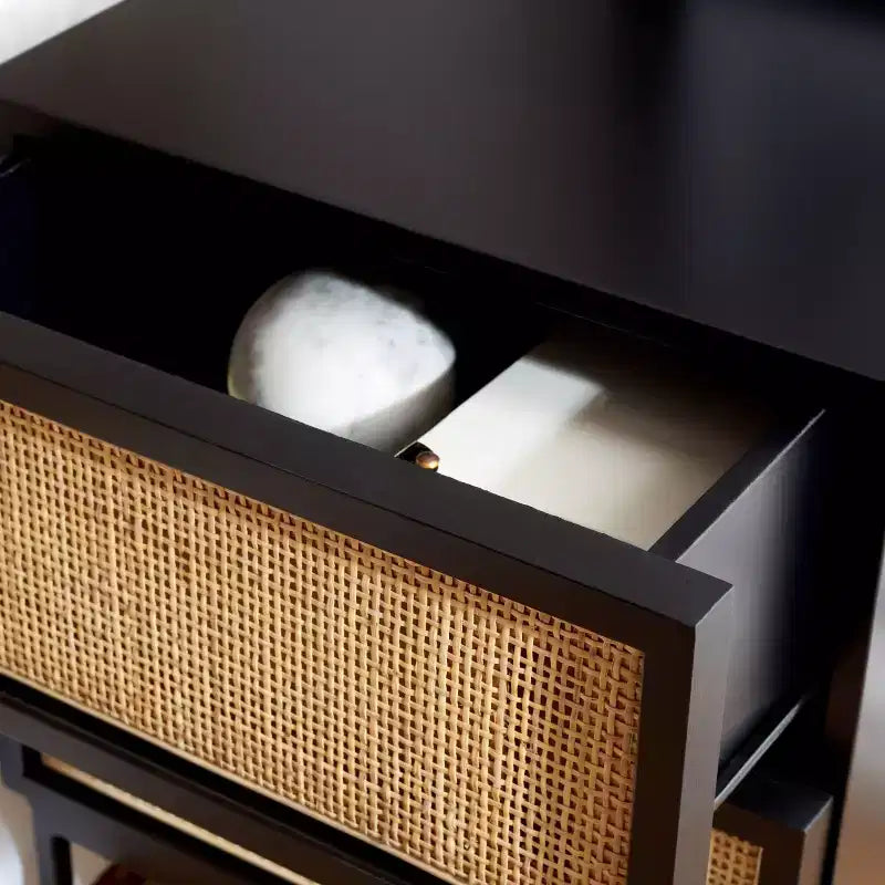 Zadie 2 Drawer Rattan Nightstand - NST5007 - Safavieh