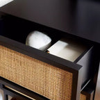 Zadie 2 Drawer Rattan Nightstand - NST5007 - Safavieh