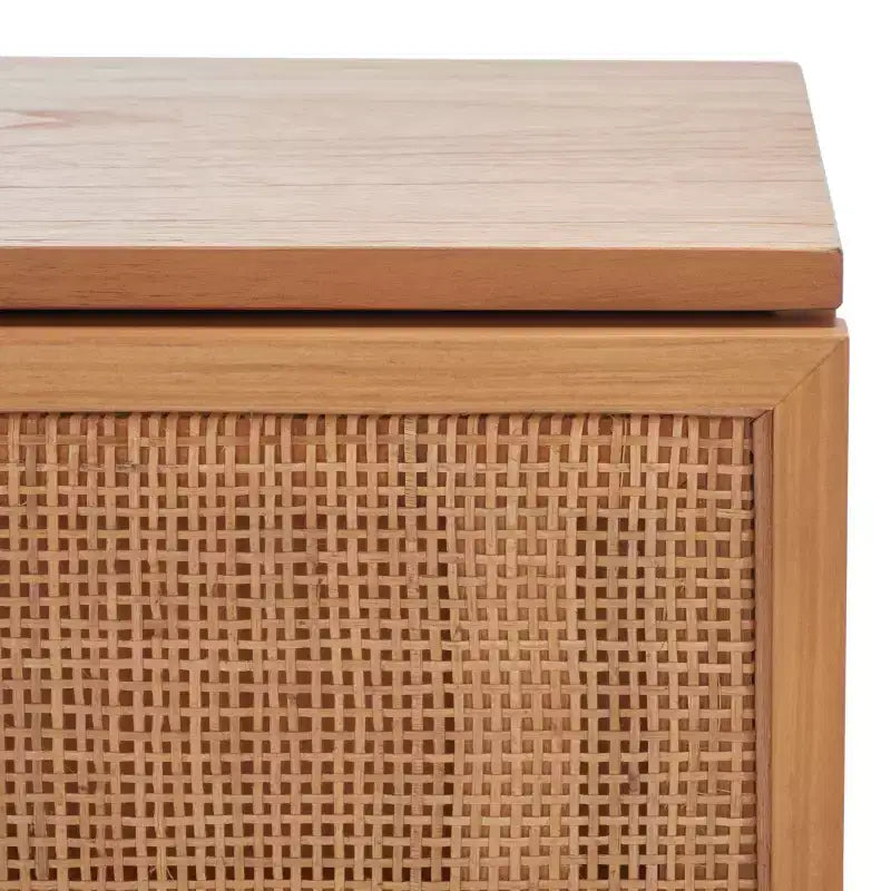 Zadie 2 Drawer Rattan Nightstand - NST5007 - Safavieh