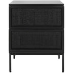 Zadie 2 Drawer Rattan Nightstand - NST5007 - Safavieh